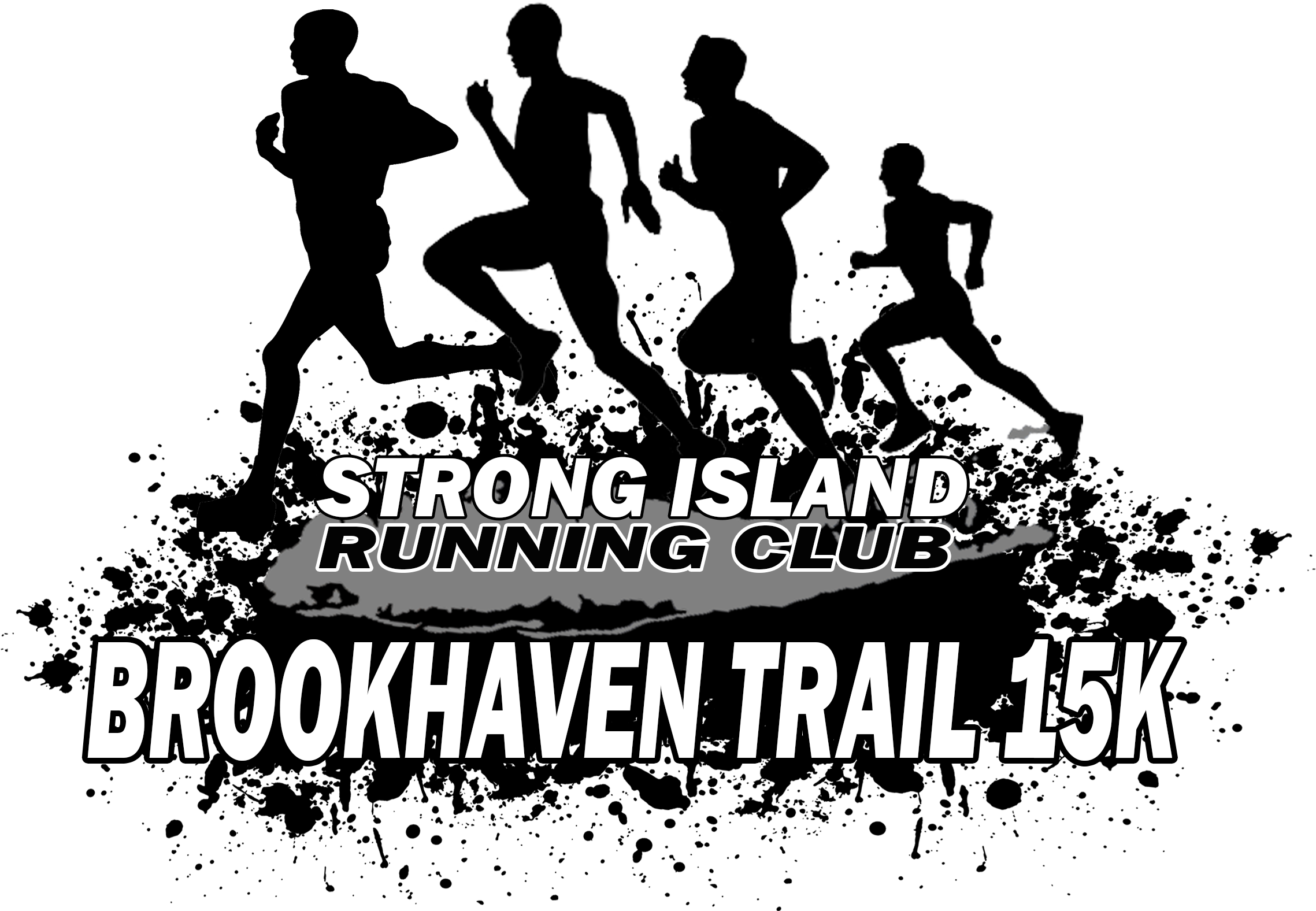 Brookhaven Trail 15k - Running Silhouette Clip Art (2328x1716), Png Download