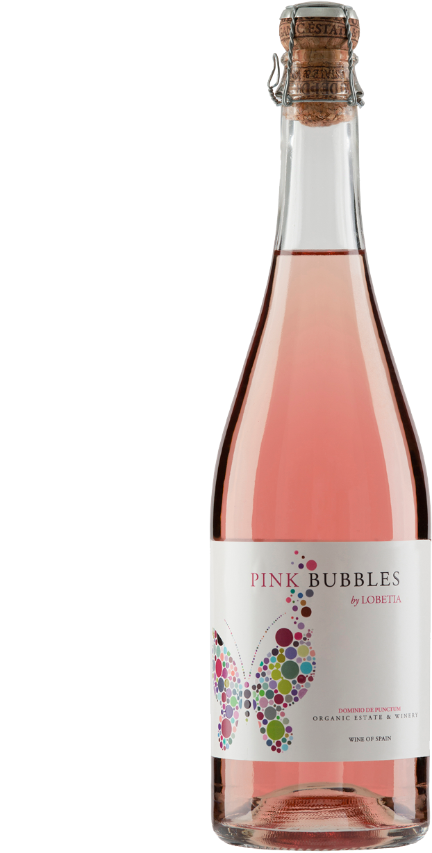 Pink Bubbles - Pink Wine With Bubbles (922x1382), Png Download