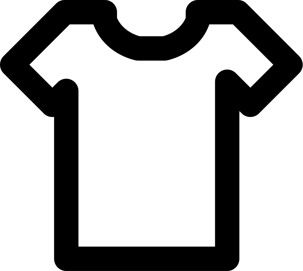 Plain T-shirt Comments - T Shirt Icon Free (981x878), Png Download