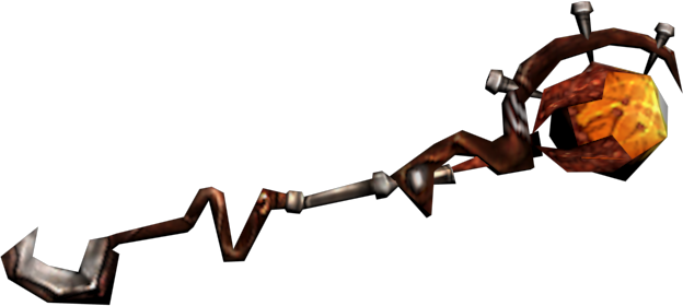 Jabberwock's Eye Staff - American Mcgee's Alice Jabberwocky Eye Staff (624x280), Png Download