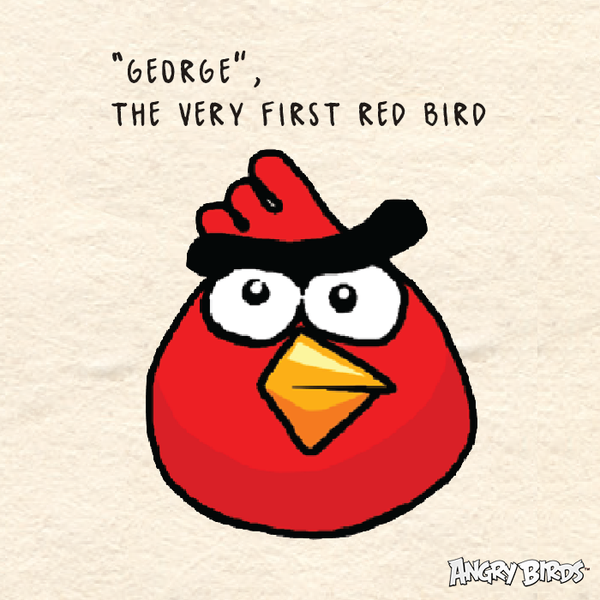Angry Birds On Twitter - Angry Birds Original Design (600x600), Png Download