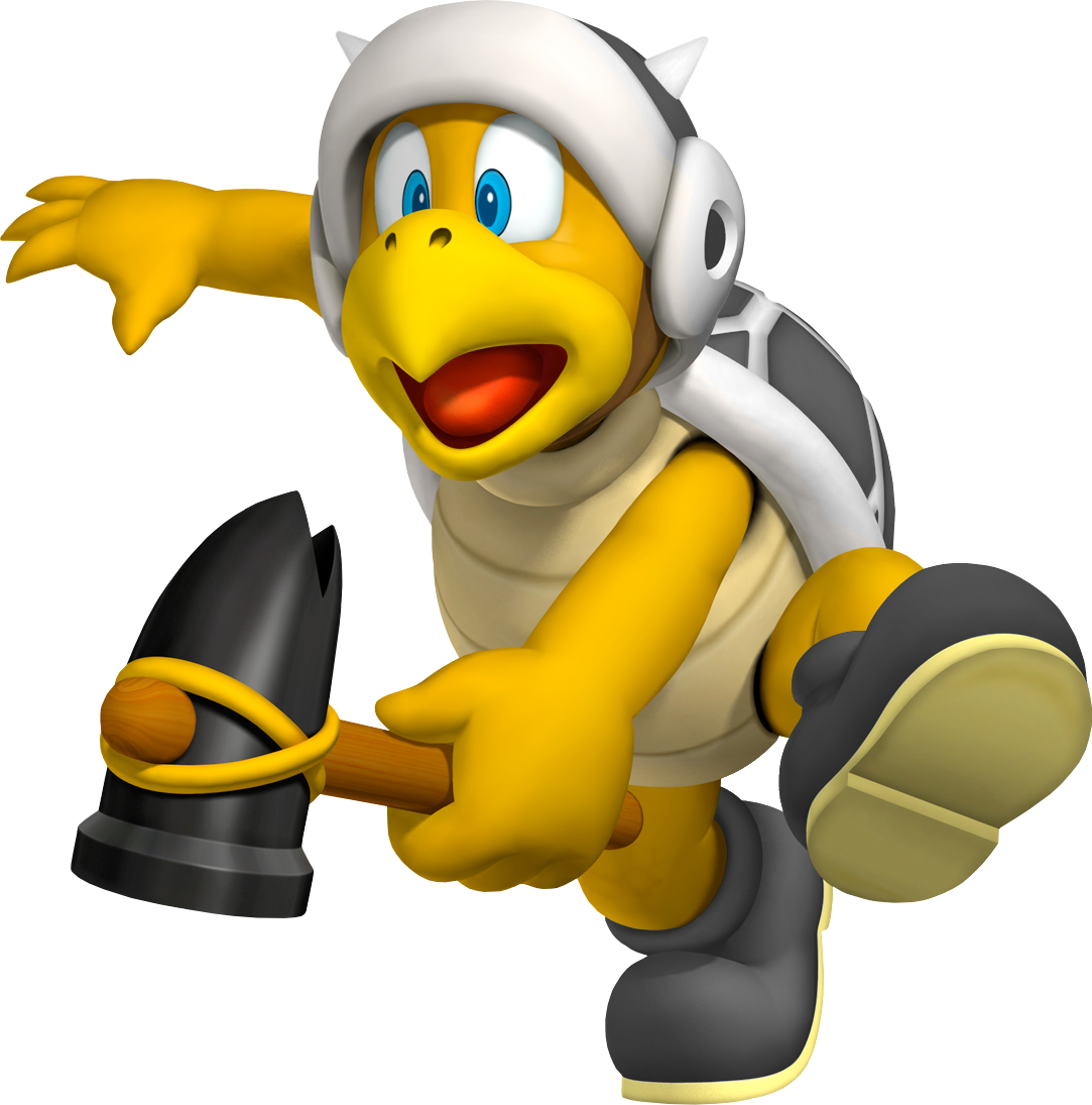 Army Hammer Bro - Mario Army Hammer Bro (1083x1095), Png Download