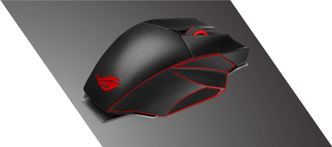 Download - Gaming Mouse Rog Spatha (675x300), Png Download