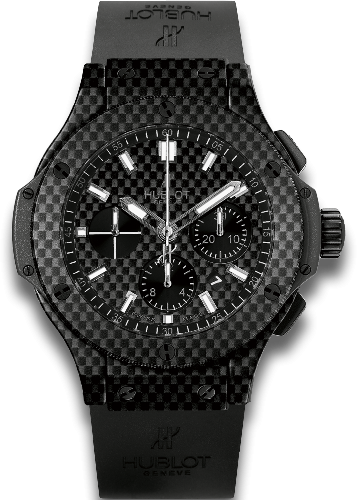 Hublot Big Bang All Carbon - Hublot Big Bang Aero Bang Carbon 311 Qx 1124 Rx (1000x1000), Png Download