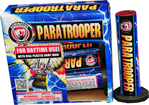 Paratrooper Small Army Man - Keystone Fireworks Of (600x424), Png Download
