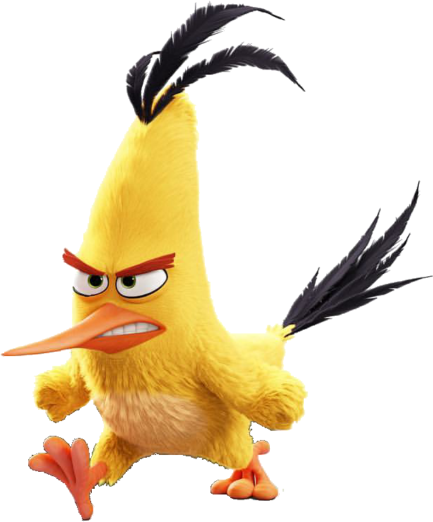 Angry Birds The Movie Chuck Angry - Chuck Angry Birds Movie (688x776), Png Download