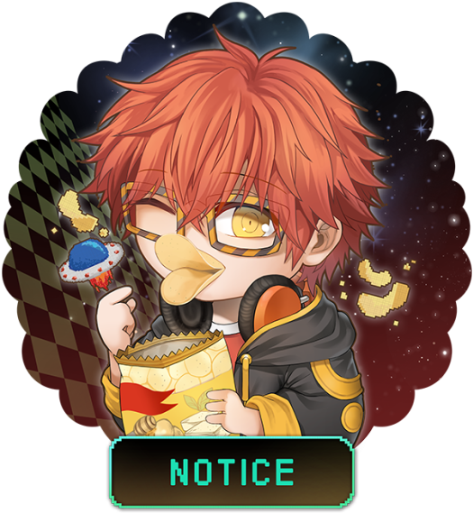 707 Notice - Mystic Messenger Ufo (540x585), Png Download