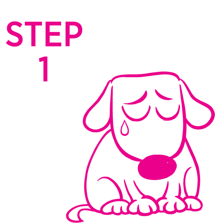 Our Raleigh Location Is Now Offering Dog Food Delivery - Sad Dog Face Cartoon (840x840), Png Download
