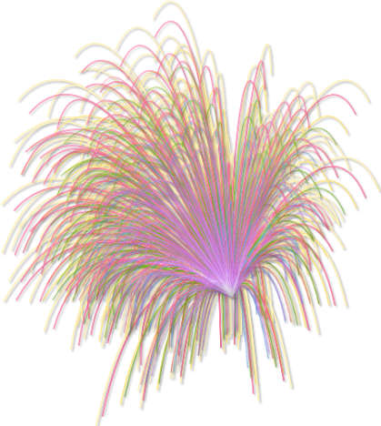 New Years Fireworks Png Png Yeni Yıl Havai Fişek Resimleri - Painting (419x468), Png Download