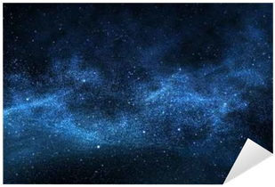 Dark Night Sky With Sparkling Stars And Planets,illustration - Milky Way (400x400), Png Download