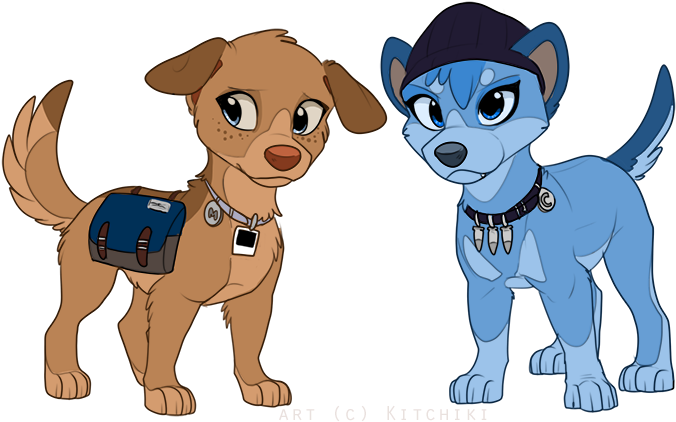 They're Both Puppies - Max And Chloe Fanart (834x501), Png Download