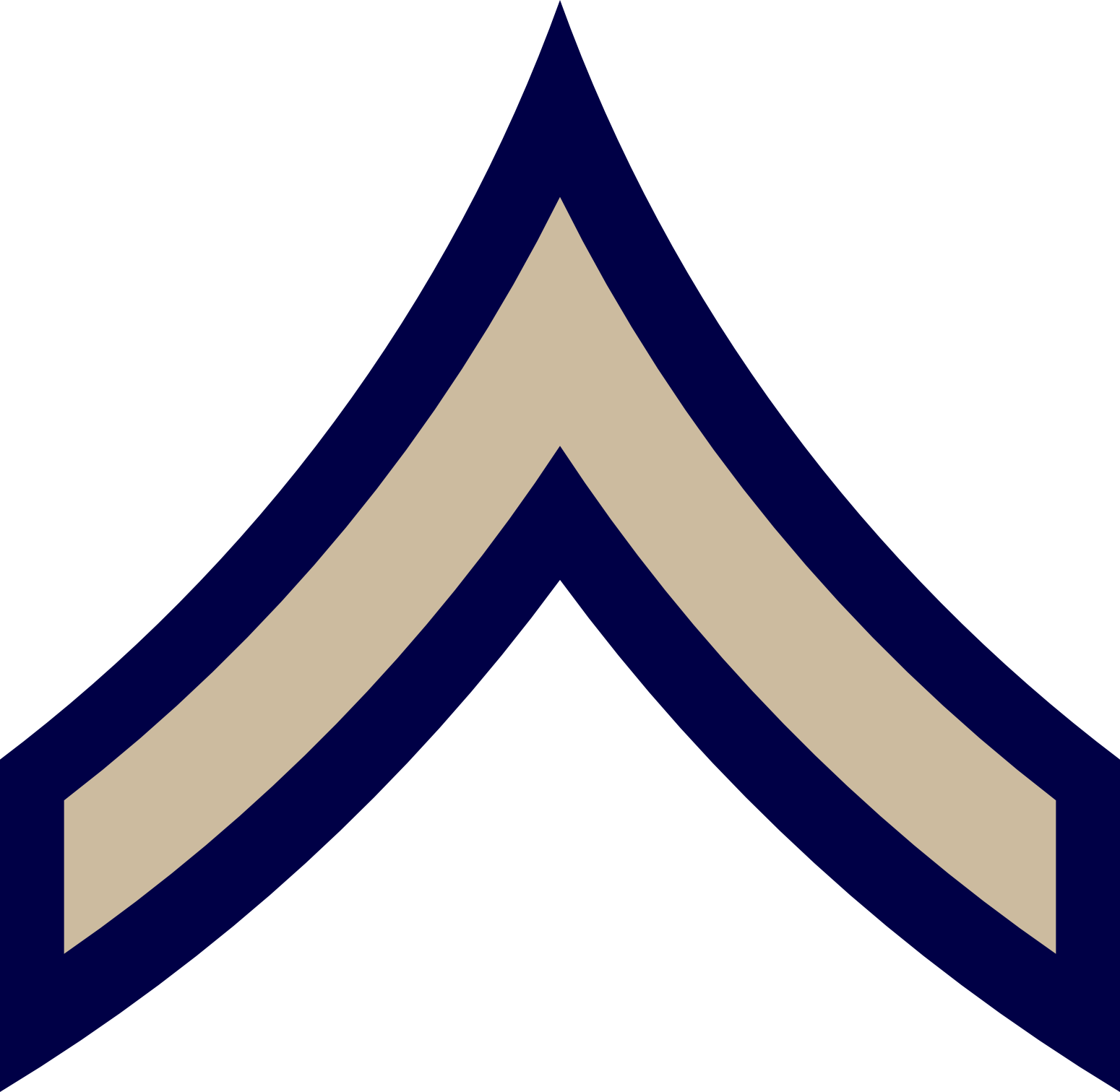 Master Sergeant - Us Army Rank Pvt (1550x1512), Png Download