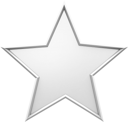 Star Png Transparent Image - Transparent Background White Star (500x469), Png Download