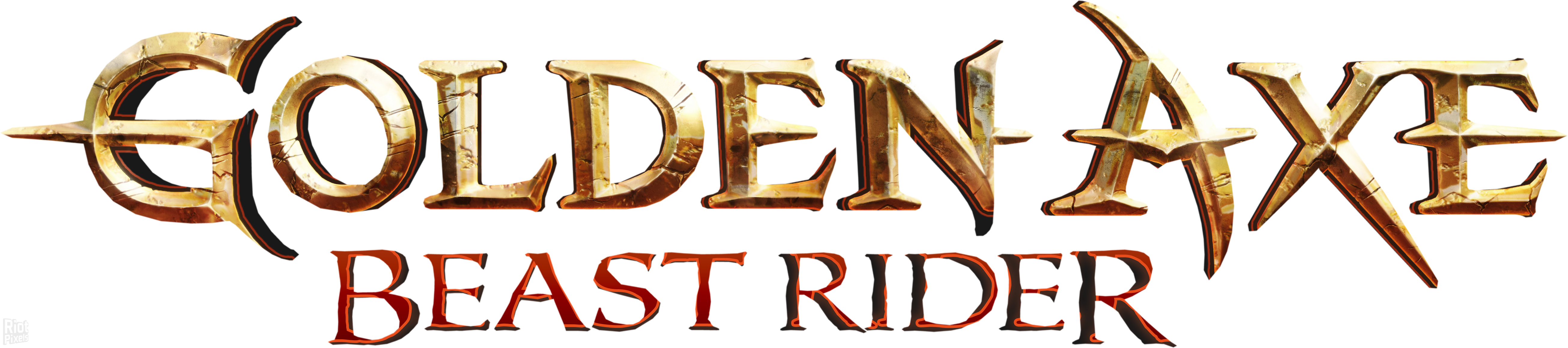Golden Axe Beast Rider Logo Png (5222x1161), Png Download
