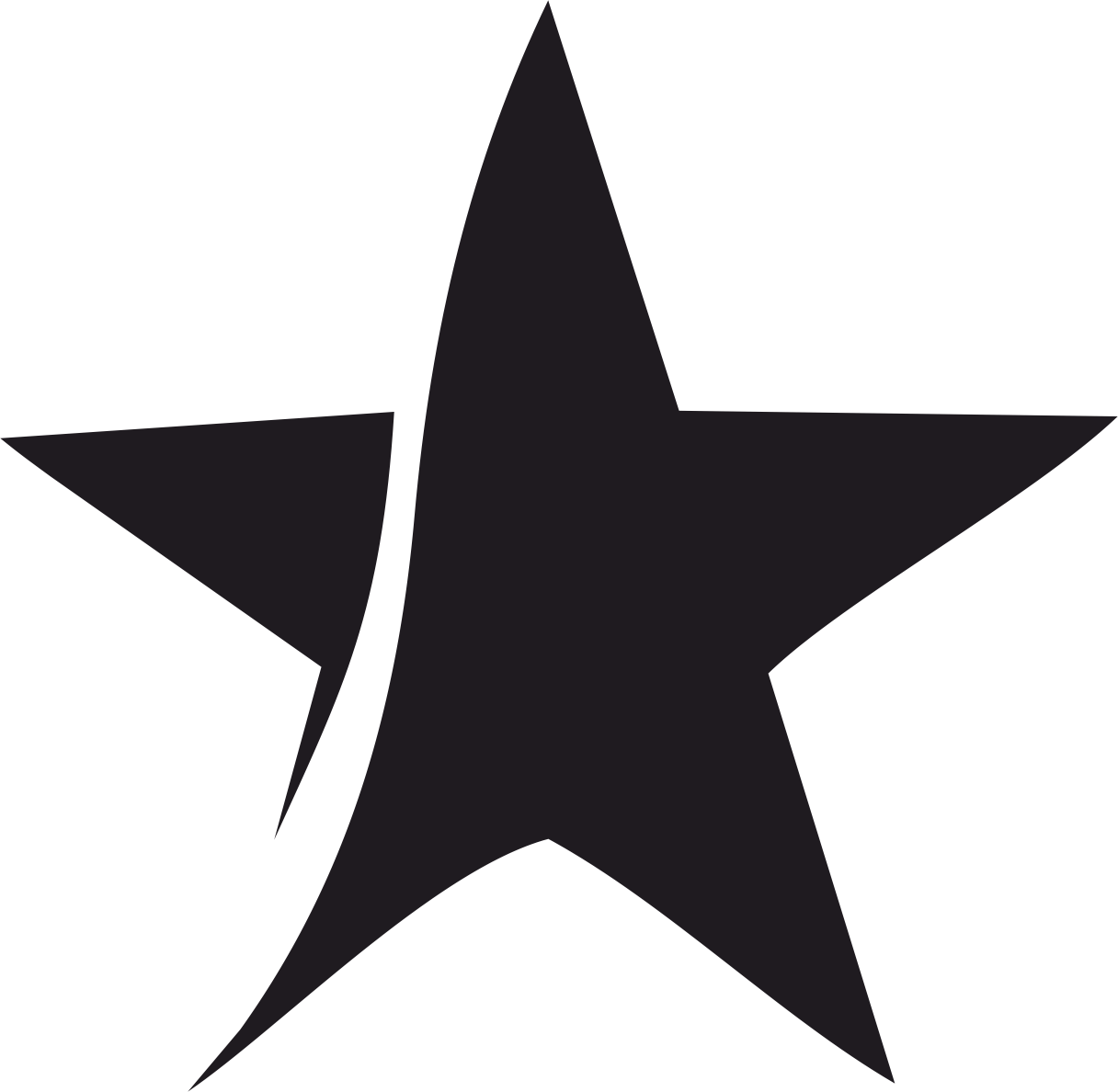 Star - Bowie Bowie Blackstar (1216x1188), Png Download