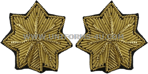 Army Major Bullion Rank (500x251), Png Download