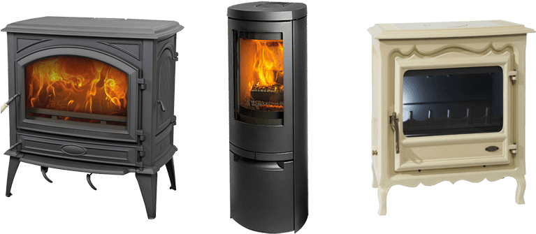 Fireplaces - Poêle À Bois Régence Émaillé Sable Godin (775x339), Png Download