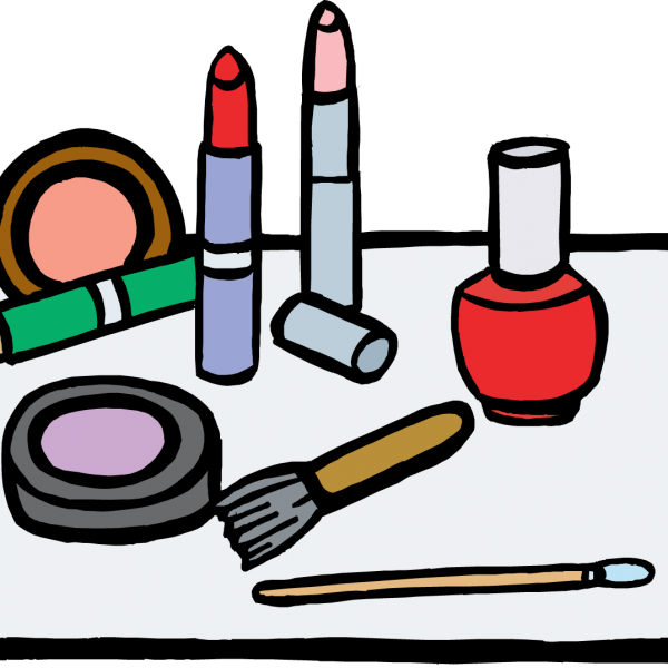 Makeup Clipart Cosmetology - Make Up Clip Arts Free (600x600), Png Download