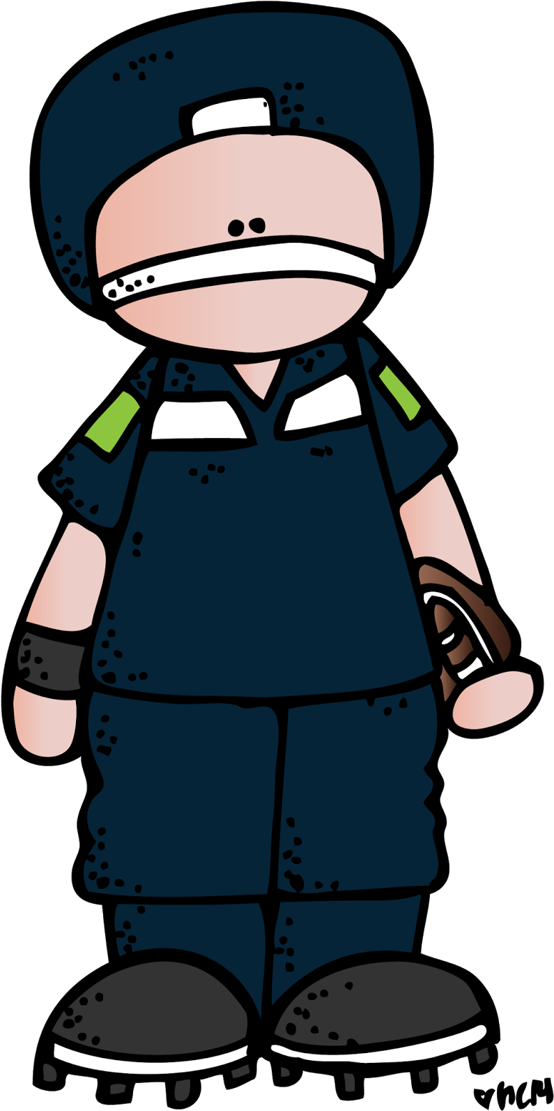 Desk Clipart Melonheadz - Melonheadz Football Player Clipart (804x1600), Png Download