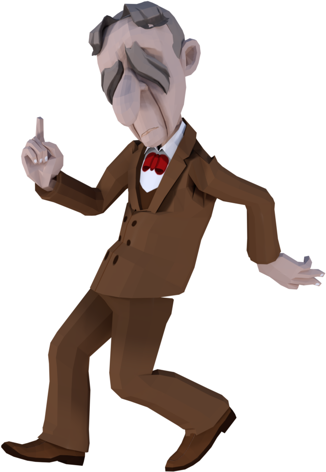 Fyi The Professor Pickle Model Is Not Mine I Just Rigged - Cartoon (1080x1080), Png Download