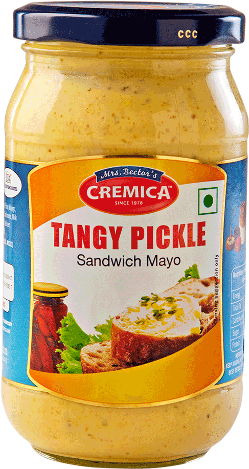 Tangy Pickle Sandwich Mayo - Cremica Tangy Pickle Sandwich Mayo 375gms (1200x1200), Png Download