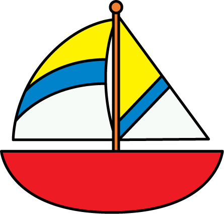 Sailboat Black And White Sailboat Svg Sail Boats Boating - Clipart Picture Of Boat (445x425), Png Download