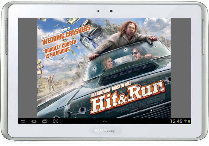 Samsung Galaxy Hit And Run Prize - Hit And Run (768x549), Png Download