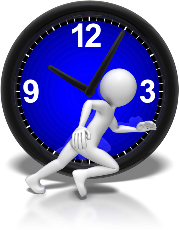 How To Start A T Shirt Business In The Next 24 Hours - Animated Clock Running (320x400), Png Download