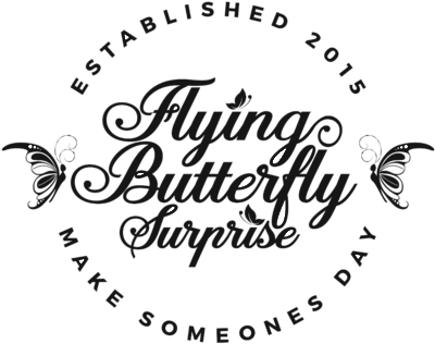 Flying Butterfly Suprise - Stickalz Llc Butterfly Wings Vinyl Wall Art Decal Sticker (450x375), Png Download
