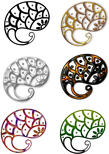 Victorian,art - Ornament (500x647), Png Download