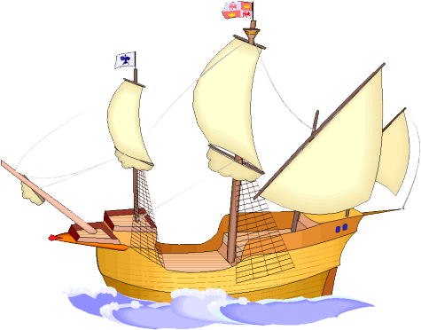 Sailing Ship Clipart Sailor Boat - Sail Through Something Idiom (490x380), Png Download