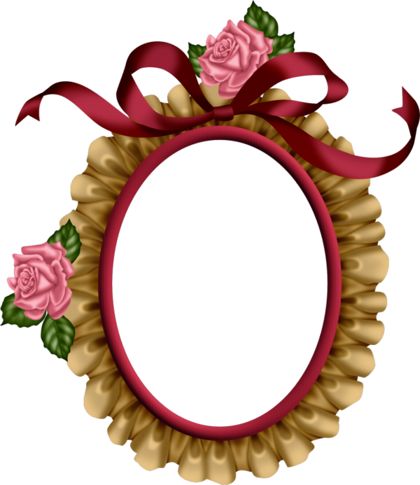Oval Frame, Clip Art, Layouts, Moldings, Paper Envelopes, - Oval Frames Flowers Png (600x693), Png Download