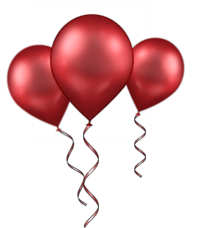 Free Real Balloons Png - Globos Azul Y Morado Png (419x534), Png Download