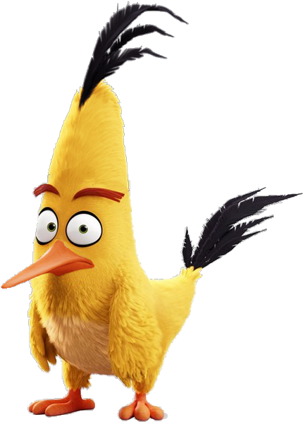 Abmovie Chuck Suprised - Angry Birds Movie Chuck (441x613), Png Download