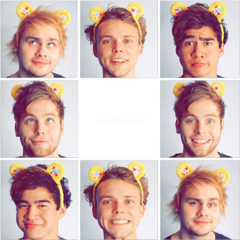 Ashton Irwin Transparent - Collage (500x500), Png Download