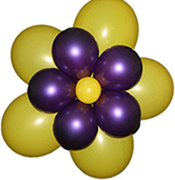 Balloon Flower Psd - Balloon Flower Transparent (389x400), Png Download