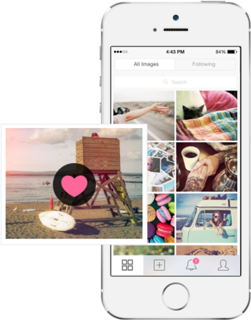 Find Inspiration - We Heart It Ipad Page (387x454), Png Download