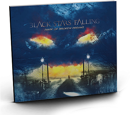 Black Stars Falling - Diary Of Broken Dreams (450x450), Png Download