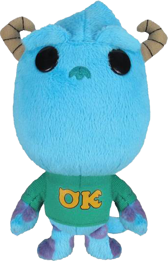Funko Monsters University Sulley Disney Pop! Plush (344x532), Png Download
