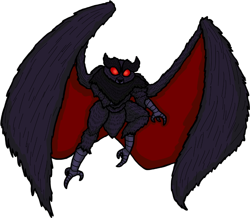 9b Mothmanud Imago - Creature (1000x889), Png Download