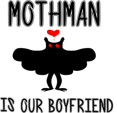Mothman Is All Of Our Boyfriends - Mothman (500x373), Png Download