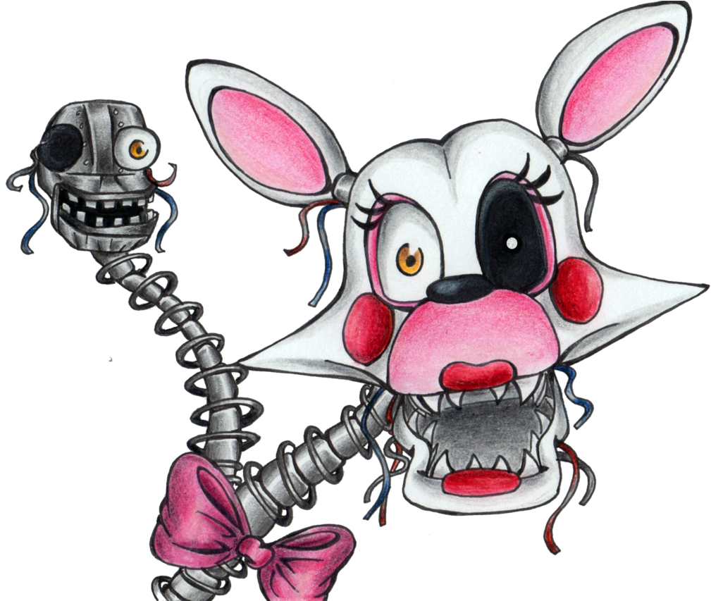 Mangle Images The Mangle Hd Wallpaper And Background - Fnaf Mangle Drawing (1024x852), Png Download
