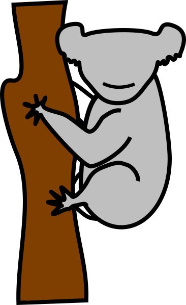Koala (366x598), Png Download