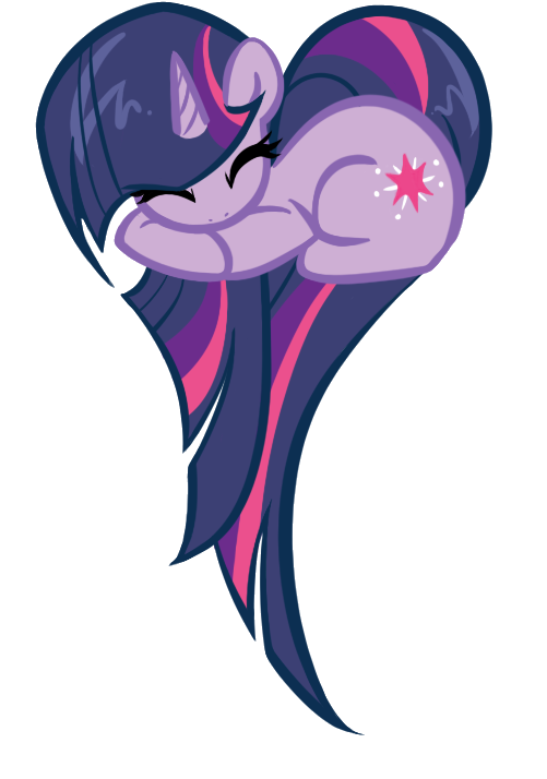 Artist Needed, Heart, Heart Pony, Safe, Simple Background, - My Little Pony Heart Twilight (500x726), Png Download