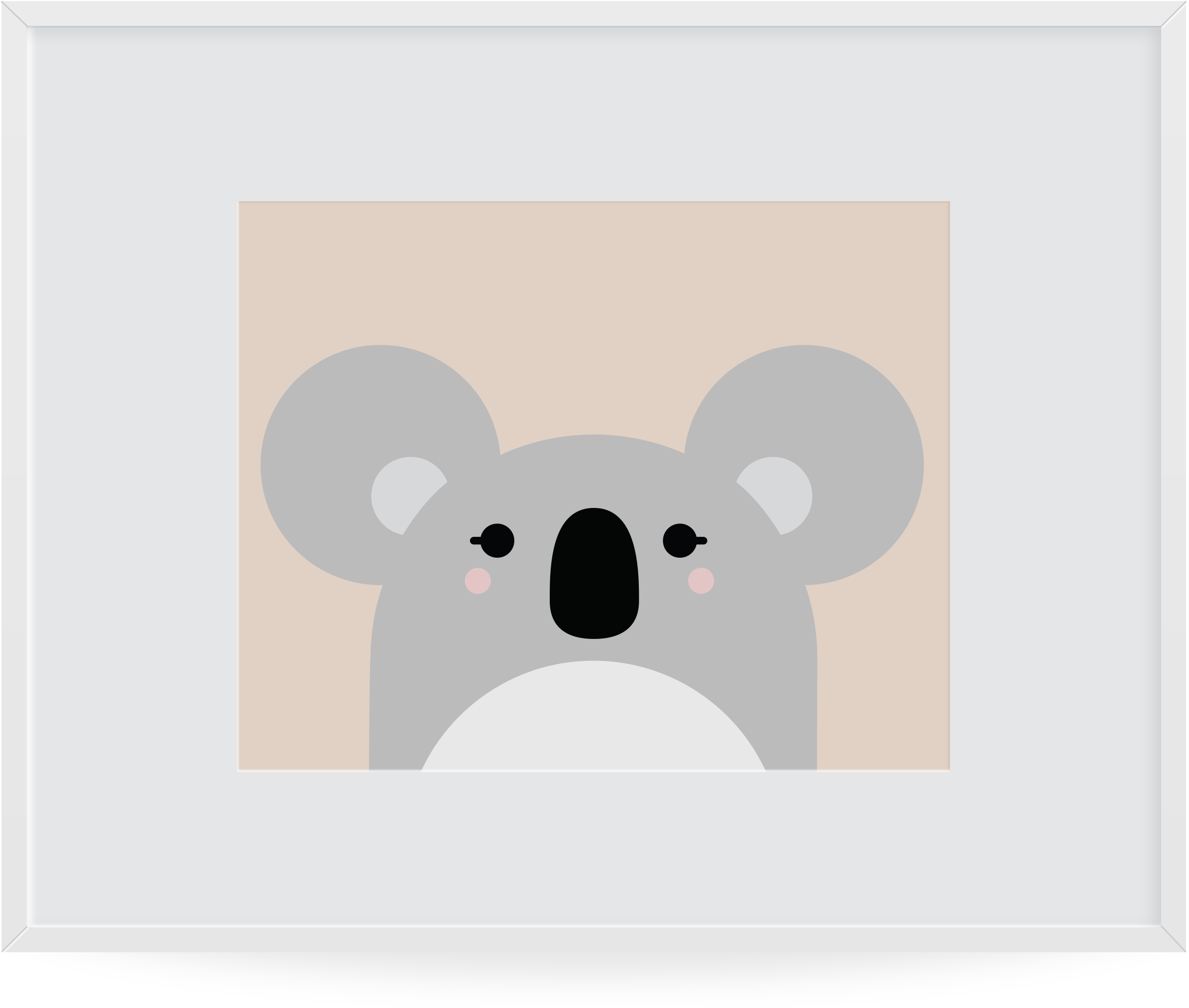 Koala Bear Art Print - Koala (2600x2600), Png Download