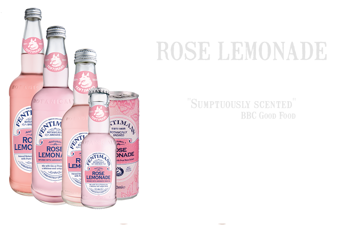 Fentimans Rose Lemonade - Fentimans Botanically Brewed Rose Lemonade Can (250ml) (745x488), Png Download