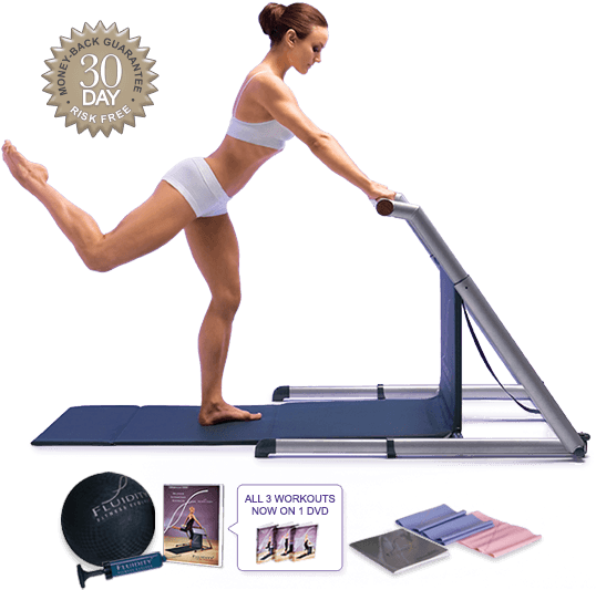 Fluidity Barre - Fluidity Fitness Evolved (542x561), Png Download