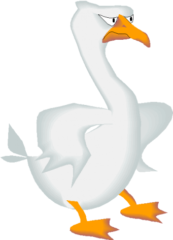 Sure, You Might Be A Superb Pig Smasher In The Online - Goose (371x480), Png Download