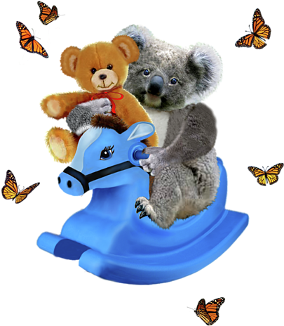 Click And Drag To Re-position The Image, If Desired - Baby Koala Buckaroo Greeting Cards (600x600), Png Download