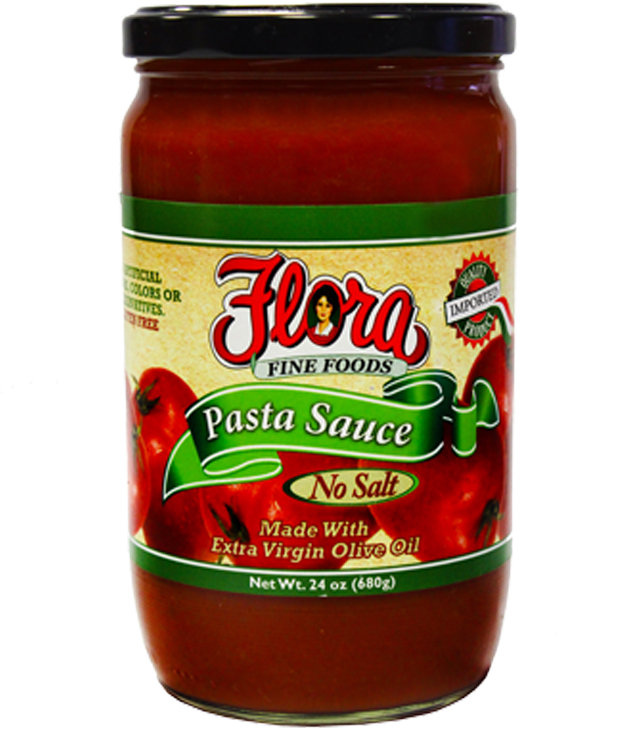No Salt Added Pasta Sauce - Flora Foods (800x800), Png Download